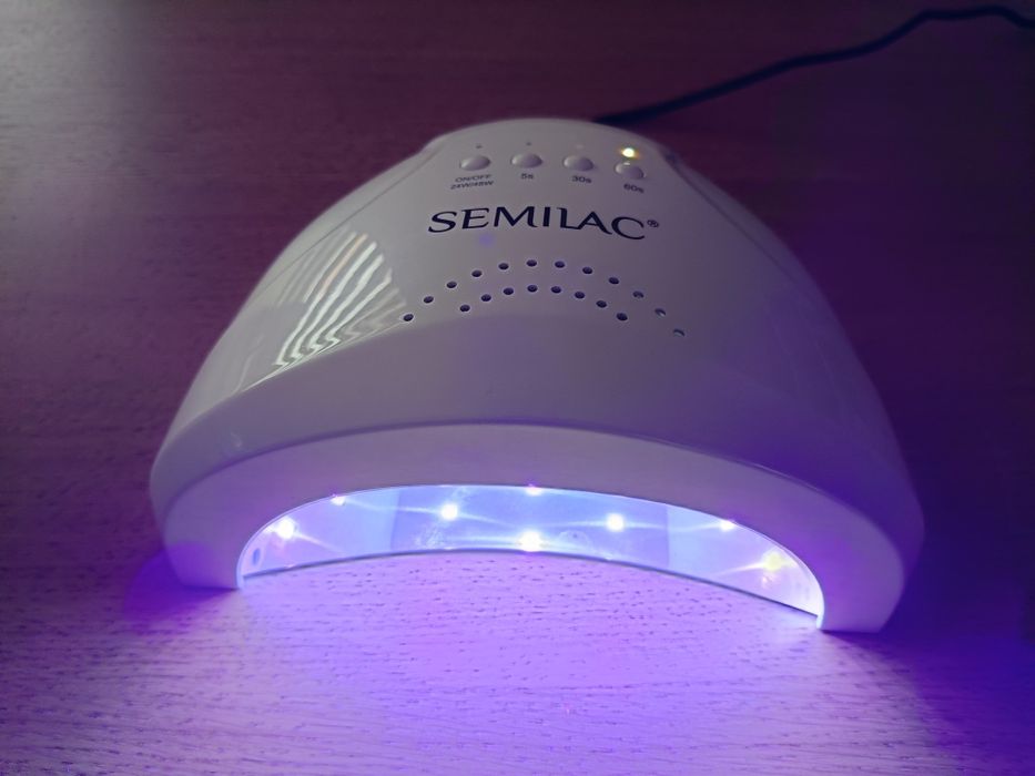 Lampa UV LED Semilac 48/24W – Do hybryd i żeli – stan bardzo dobry