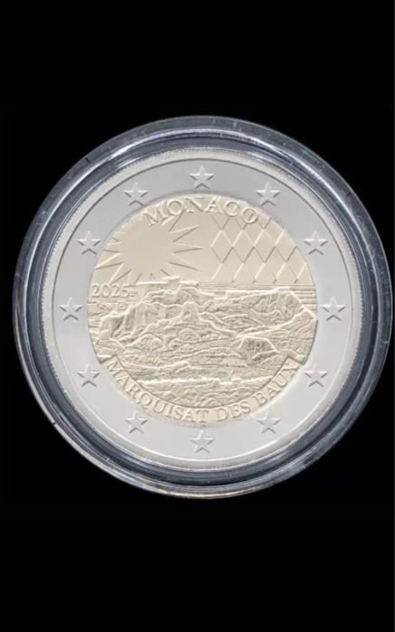 2€ Monaco 2025 - Coffret 2 € BE - Marquisat des Baux de Provence