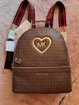 Michael Kors plecaczek plecak logowany monogram MK skóra ekologiczna b