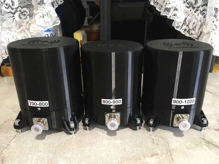 Антена квадрофілярна для РЕБ, 700-1050 MHz, купольна