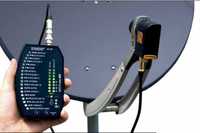 Medidor sinal satélite satfinder p/ montagem fácil antenas parabólicas