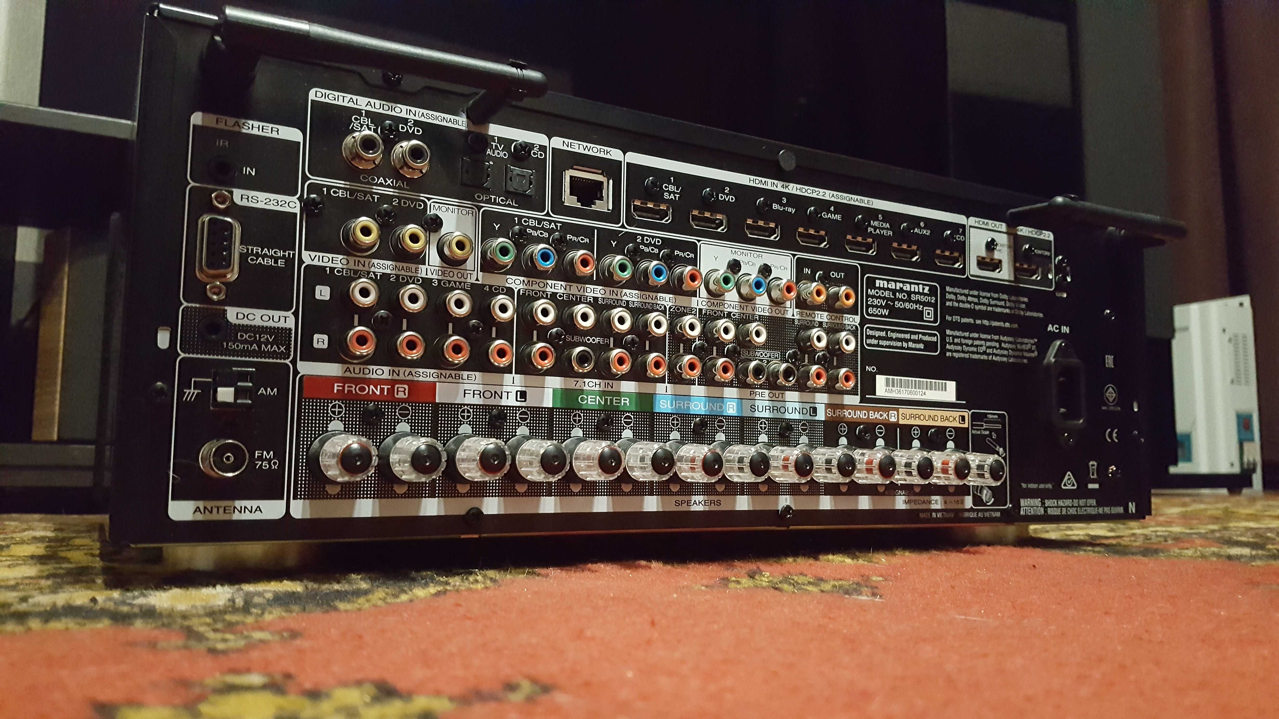 Marantz SR-5012 Wi-Fi Bluetooth Dolby Atmos DTS X інтернет-радіо Heos
