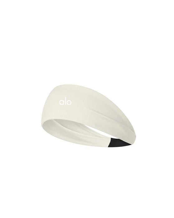 Повязка Alo Yoga Performance Conquer Headband White