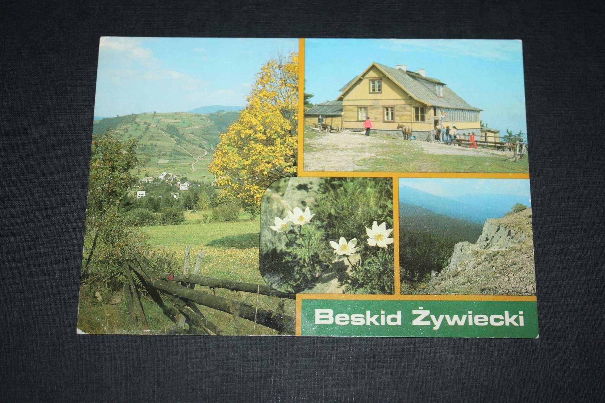 BESKID ŻYWIECKI - 3  stare pocztówki