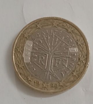 Moeda francesa de 1999 2eur