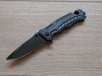 Складний викидний ніж Boker Black Cobra з стропорізом,склобоєм 20.5см