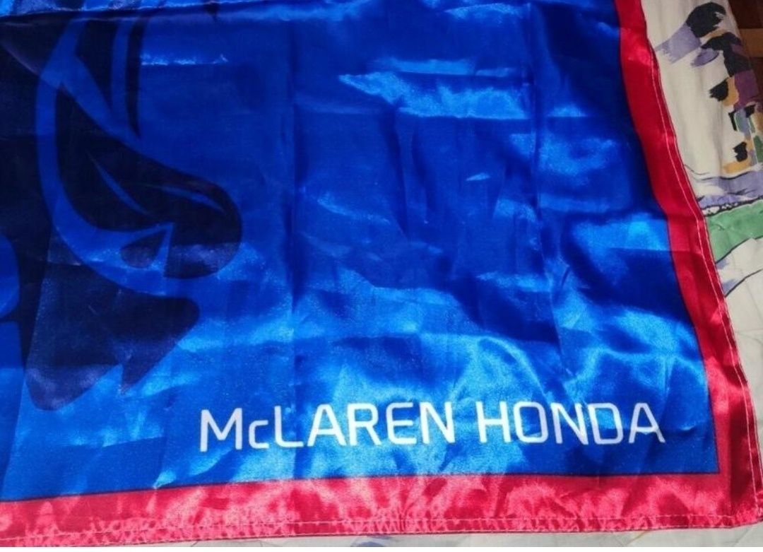 Автомобильный флаг, баннер McLaren Honda