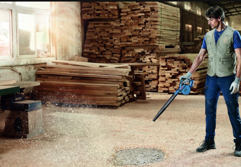 BOSCH Odkurzacz Dmuchawa Akumulatorowa Ogrodowa Mocna + Akcesoria