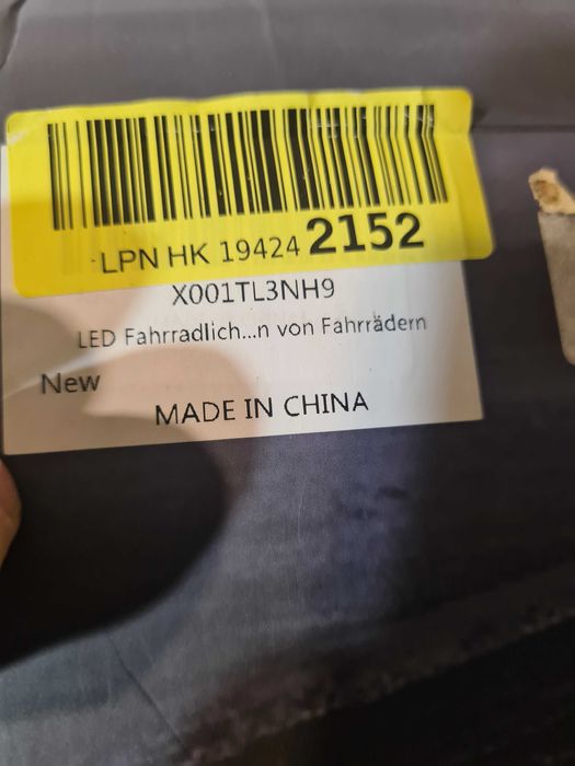 żestaw oświetlenia rowerowego Led przó i tył ładowany na USB C