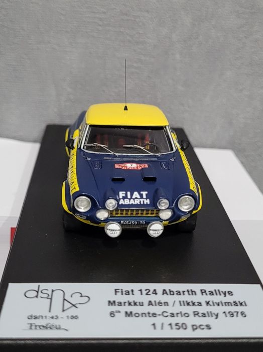 Fiat 124 Abarth #M. Alén - Troféu - 1:43