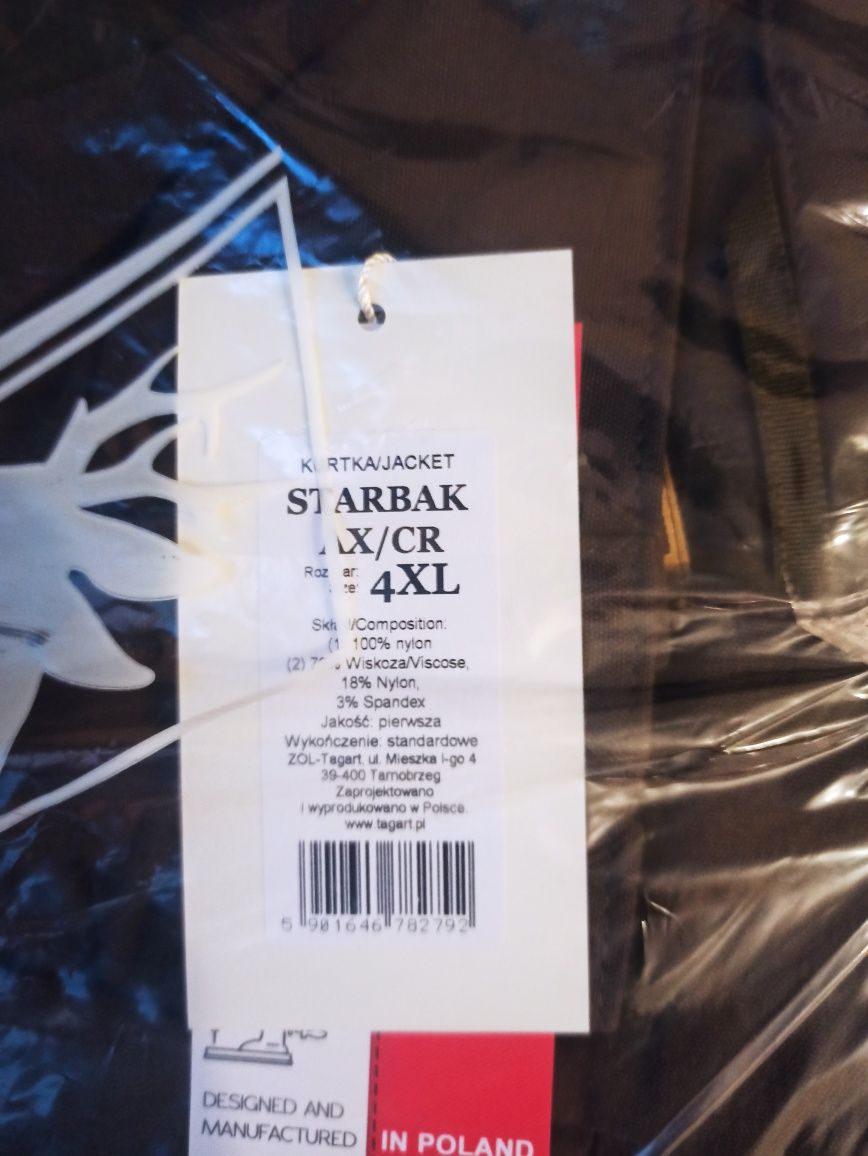 Kurtka starbak ax/cr tagart 4xl nowa łowy myśliwskie treeking rolnictw