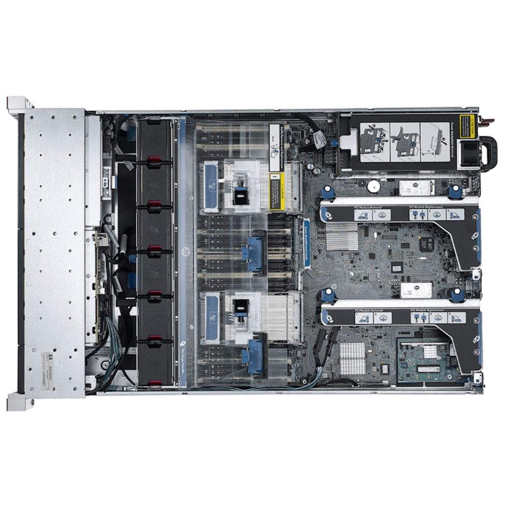 Сервер HP DL380p G8 SFF 25 HDD bays 2.5" 2x Xeon E5 2650 V2