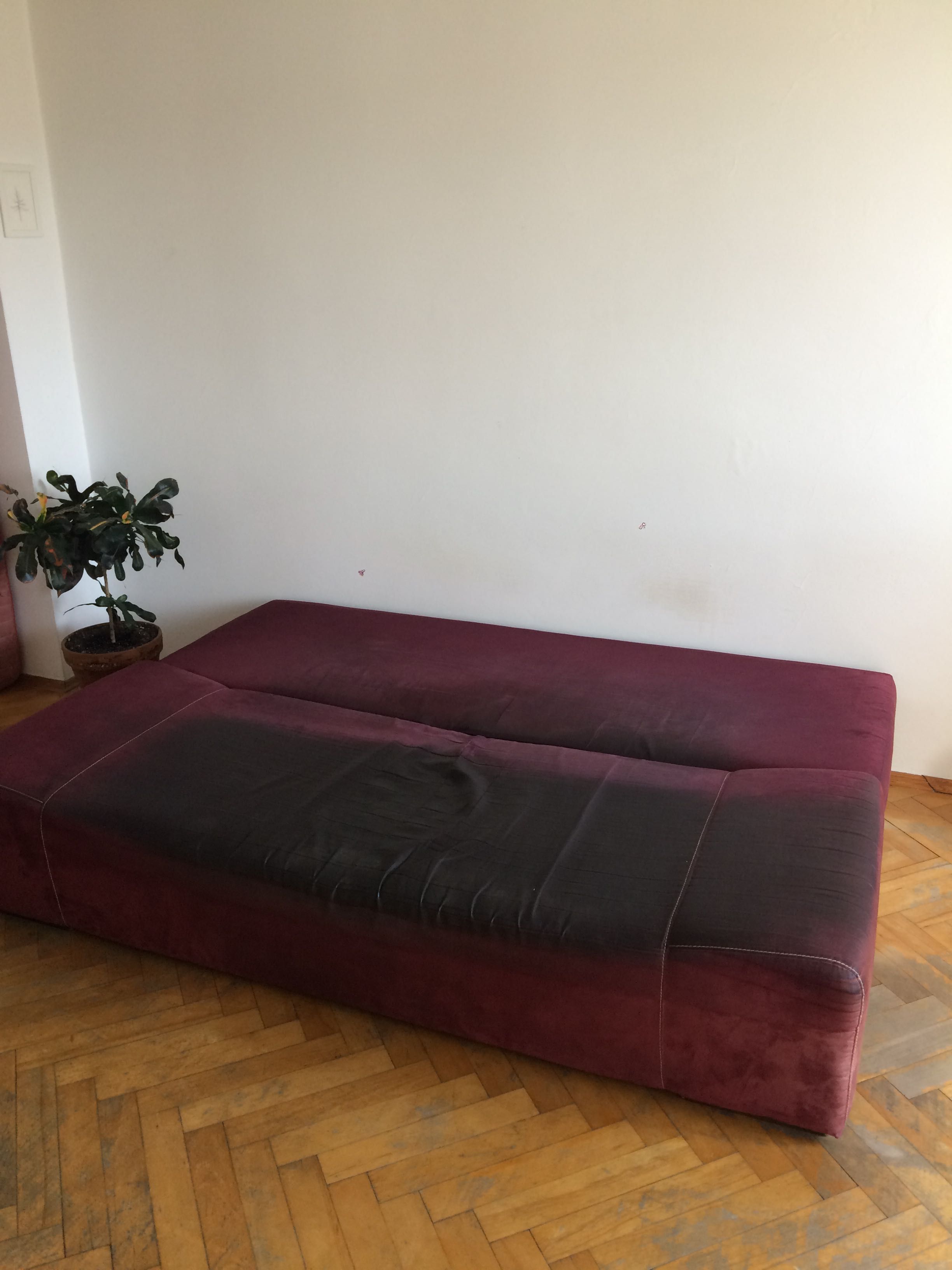 Kanapa / sofa rozkładana, dwuosobowa, z pojemnikiem