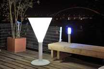 Mobiliario led mesas de bar