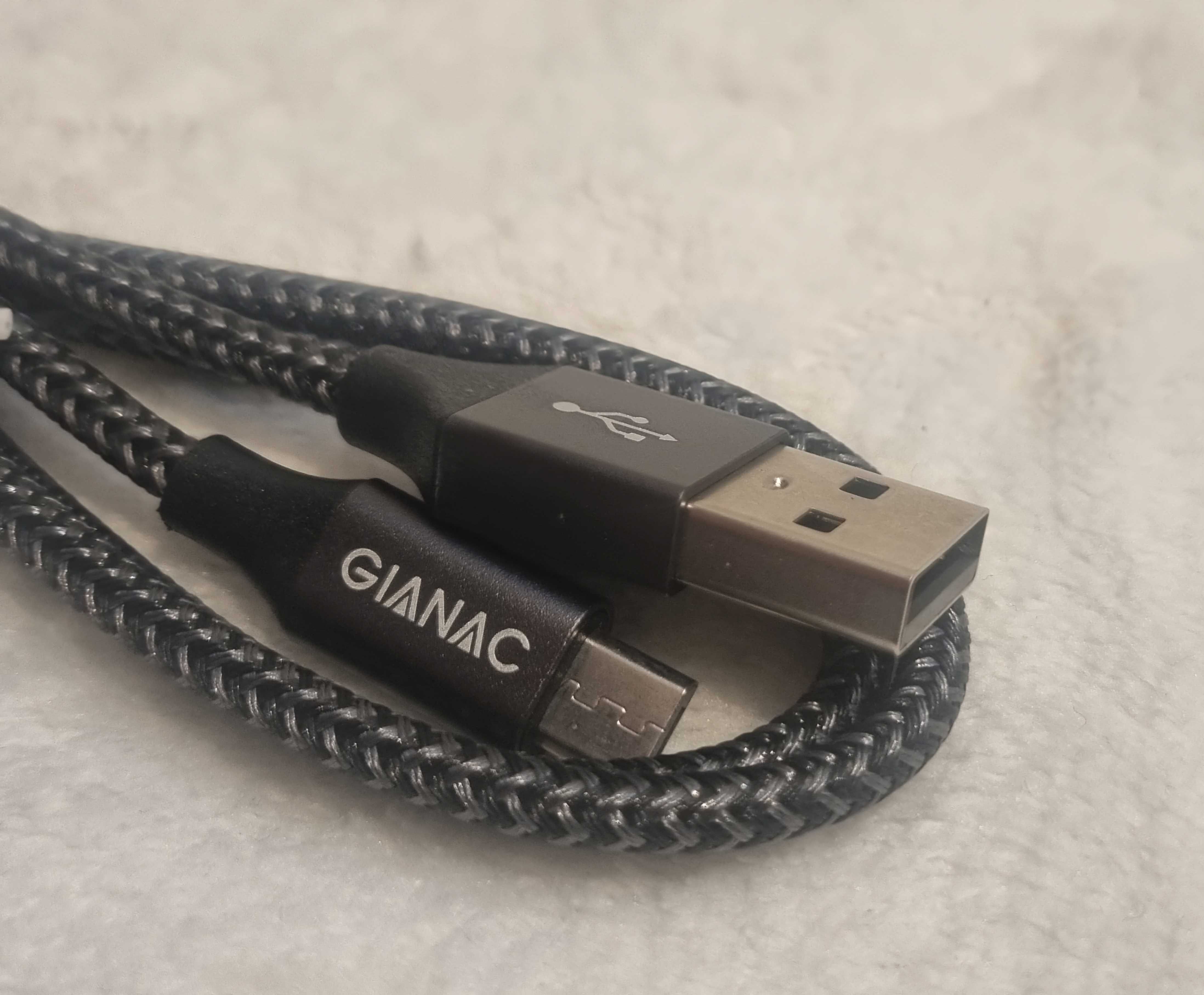 Kable GIANAC Micro USB zestaw 4 sztuk 0,5-3 m