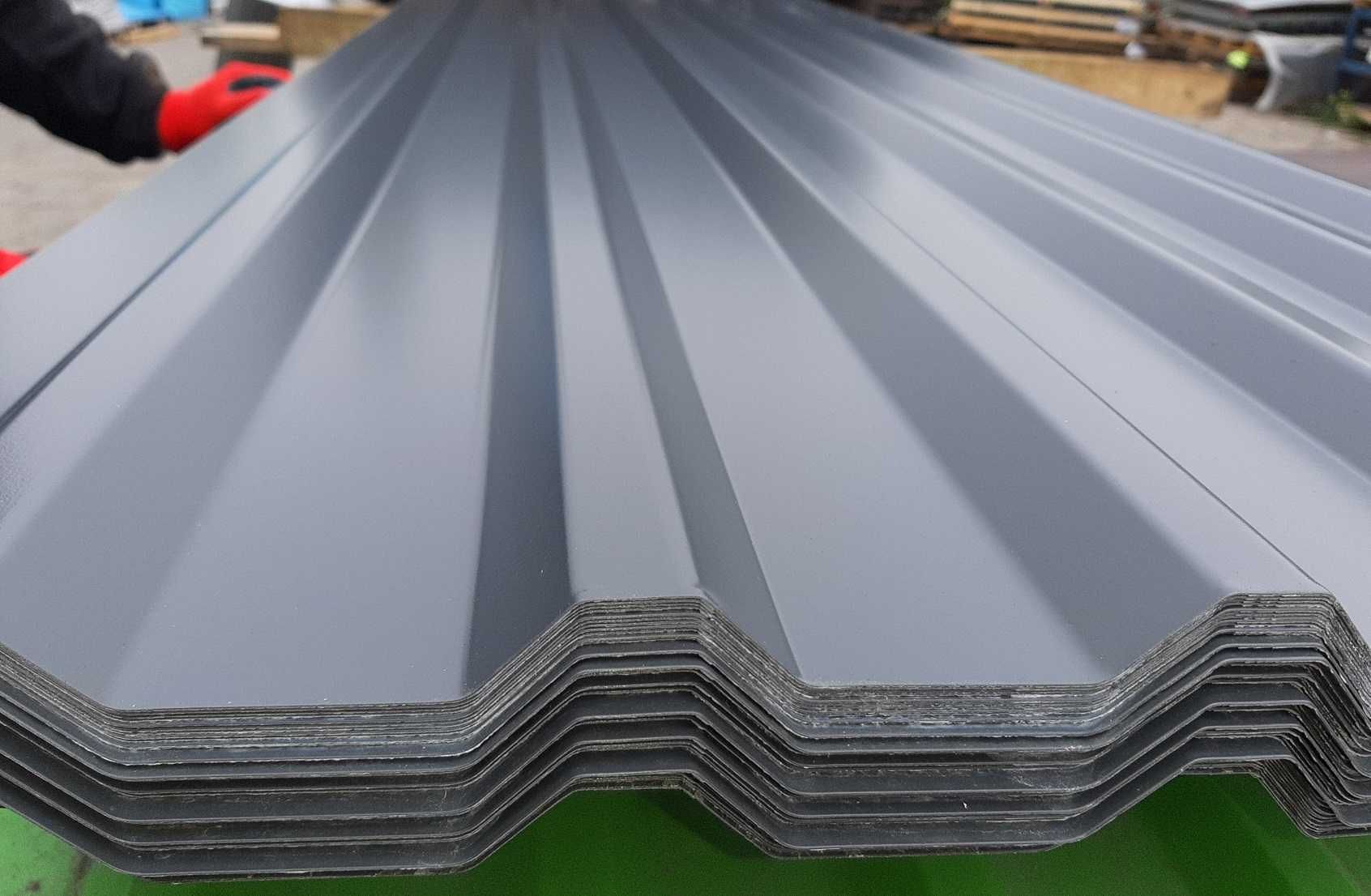 Blacha trapezowa ocynkowana grafit ral 7016