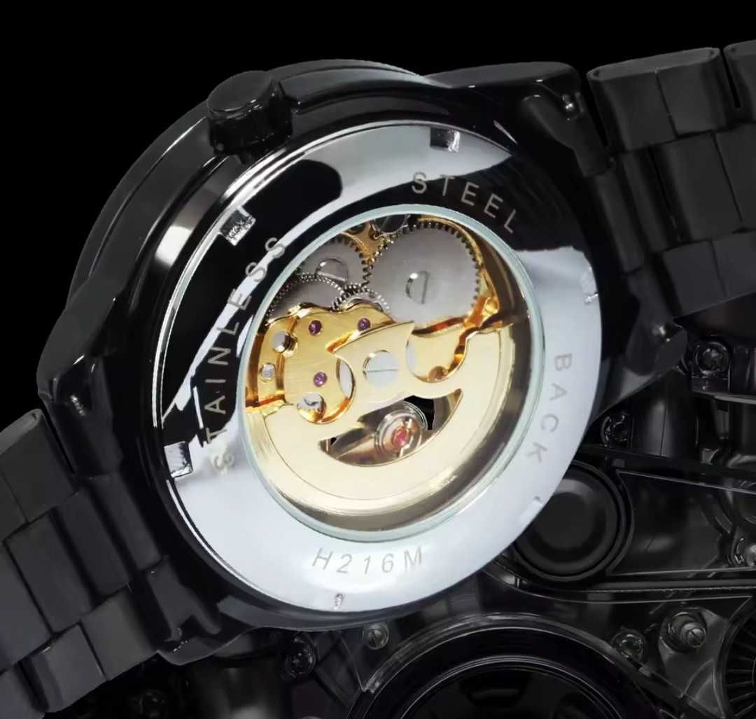 Zegarek Męski Skeleton Mechaniczny Automatyczny