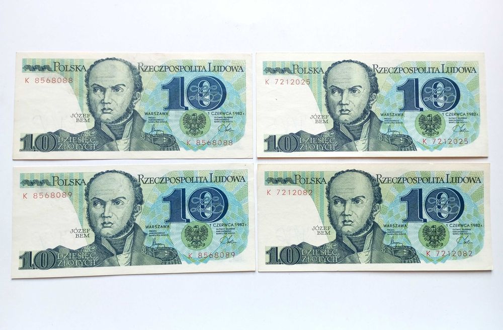 10 zł 1982  - K/G  -   st. UNC-
