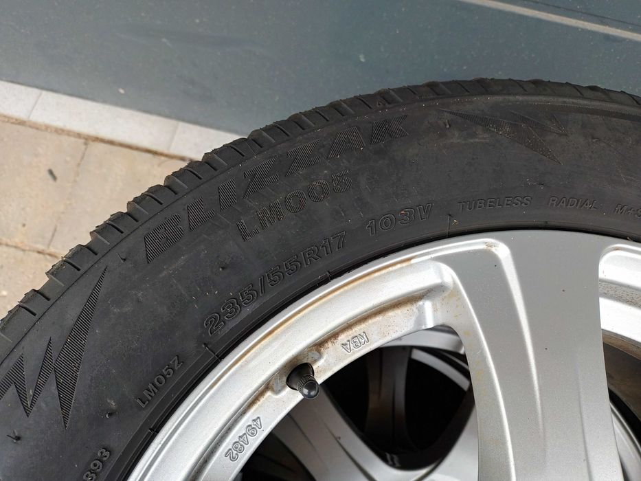 Koła zimowe FORD, VOLVO 5x108 /Alufelgi + opony BRIDGESTONE 235/55 R17