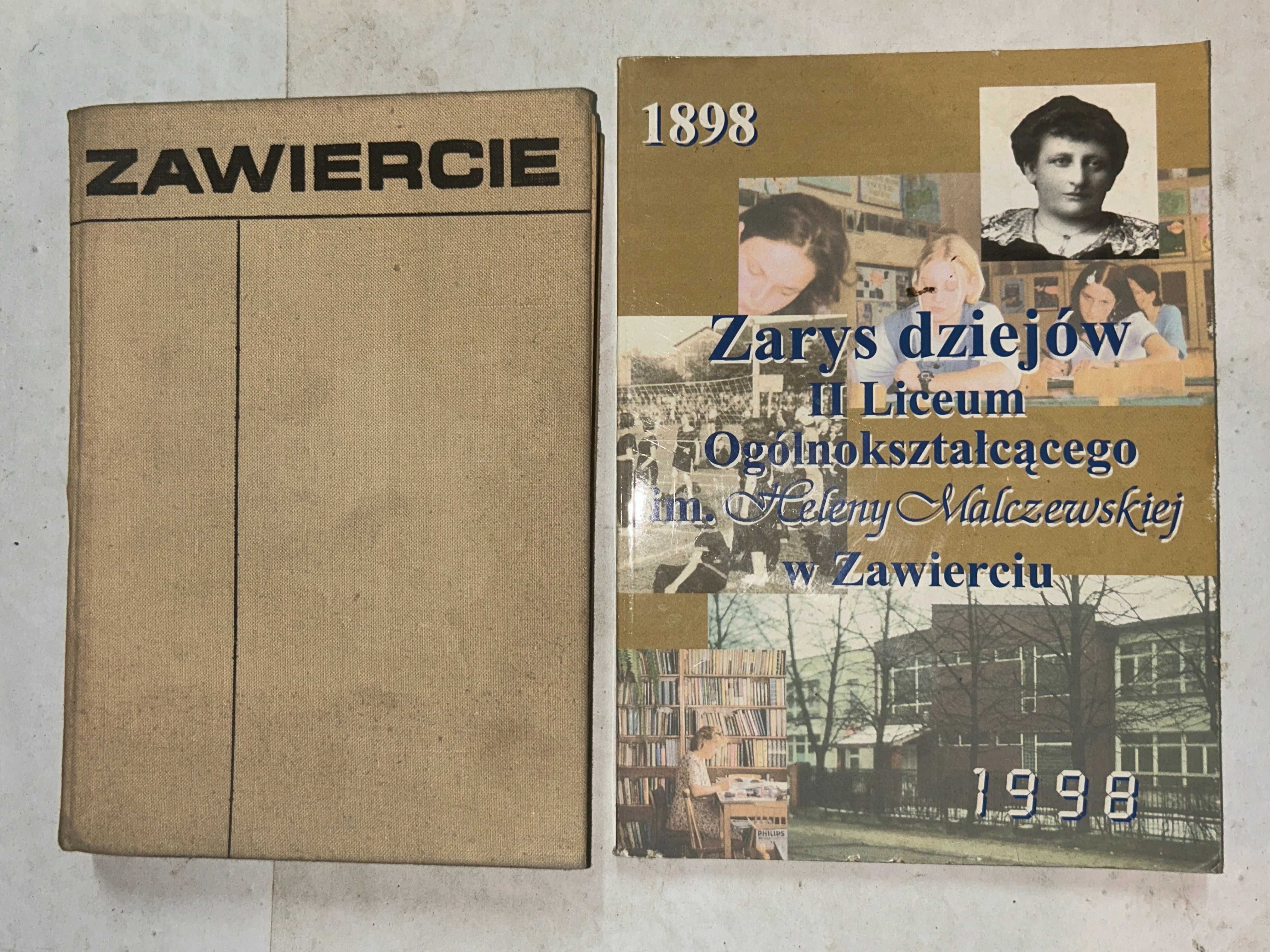 Książki ZAWIERCIE Zarys dziejów i monografia - 2 sztuki