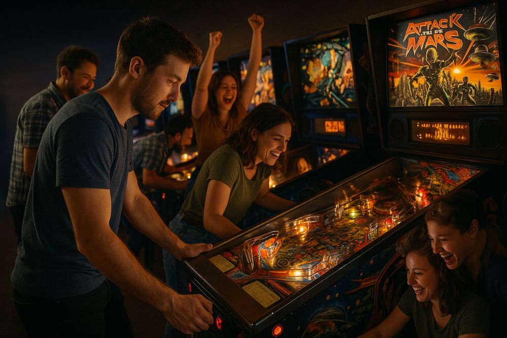 Flippery atrakcje na wynajem arcade na eventy symulatory