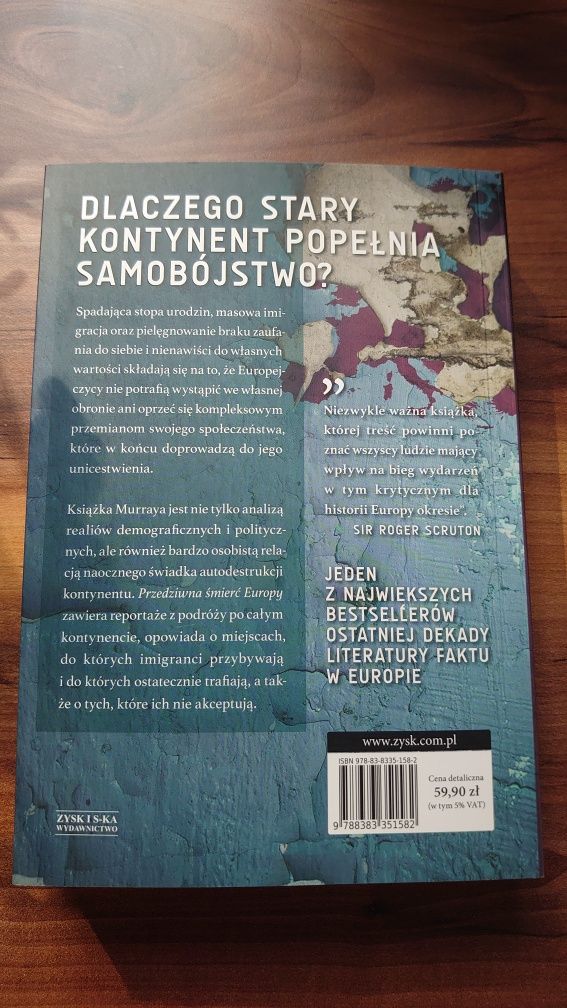 Przedziwna śmierć Europy Douglas Murray