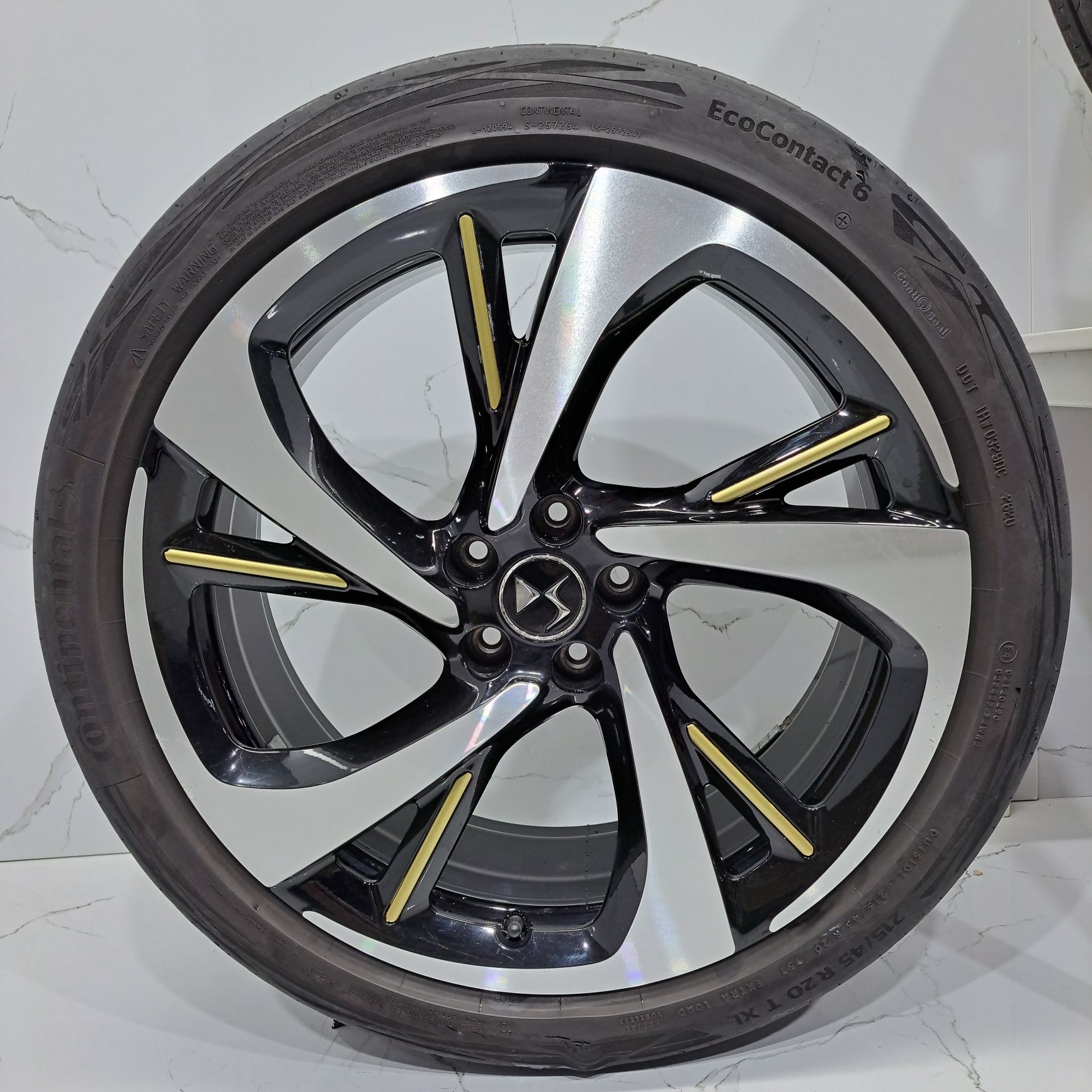 Jantes 20" originais DS7 Crossback Peugeot 5008 Citroën C5 5x108