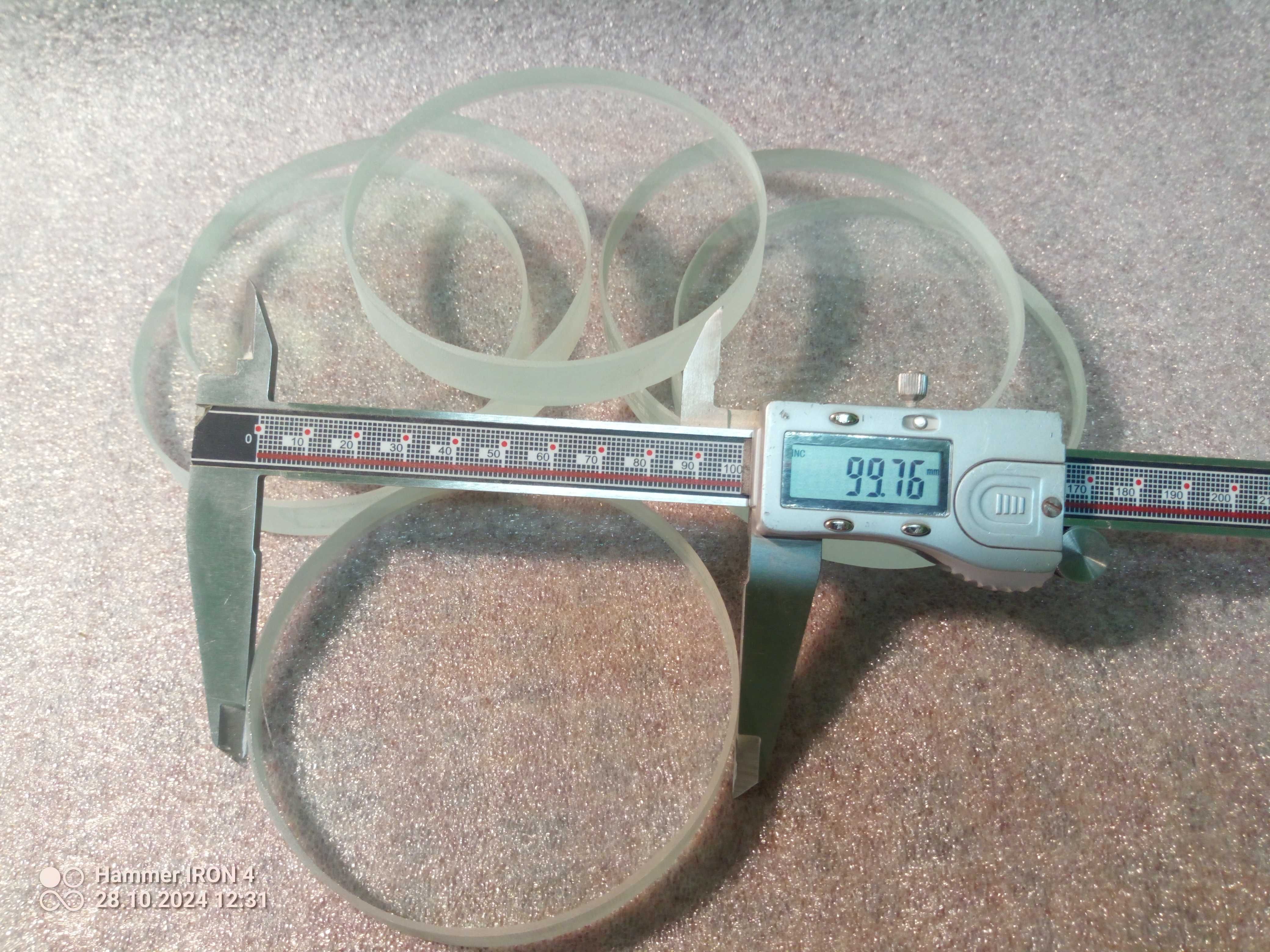 szkło wziernika płaskie fi 63x10mm