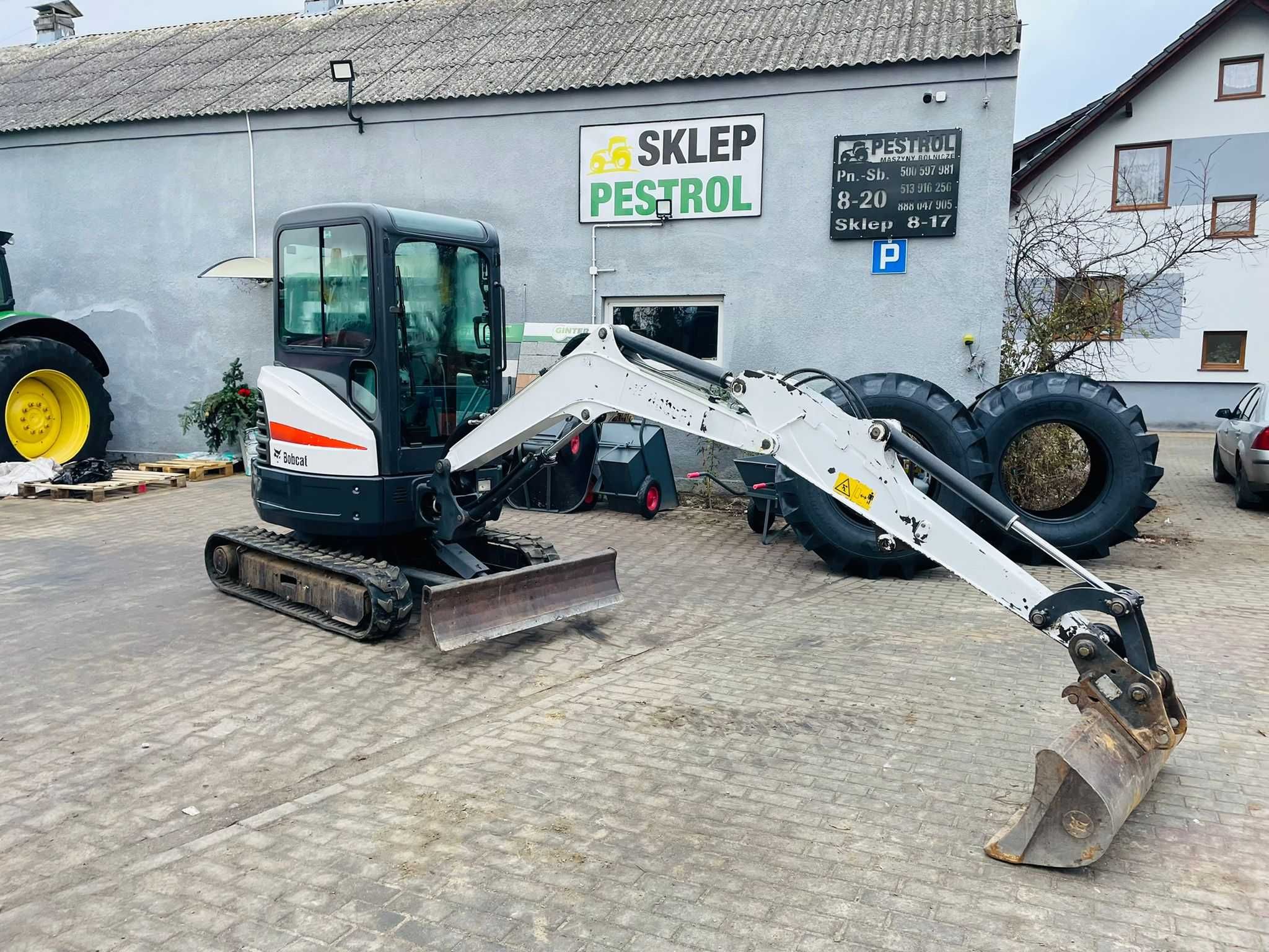 MINIKOPARKA BOBCAT E25! W oryginale!! 2017 rok Zobacz! kubota