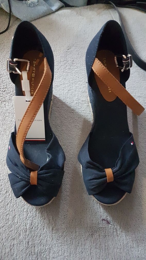 Espadryle koturny Tommy Hilfiger rozm. 39