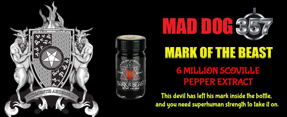 Острый соус Mad Dog 357 Mark of the Beast 6 000 000 SHU