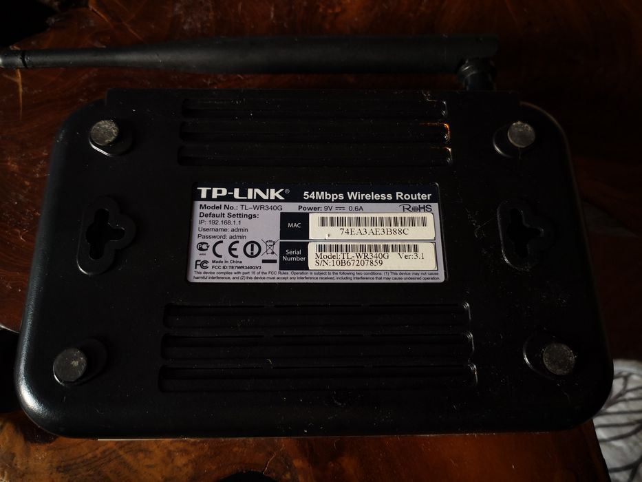 Router TP link TL-WR340G