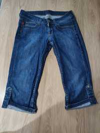 Spodnie rybaczki jeans rozmiar 40