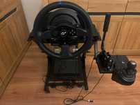 Thrustmaster T300 GT RS + shifter g29 z adapterem, hydro, stelaż