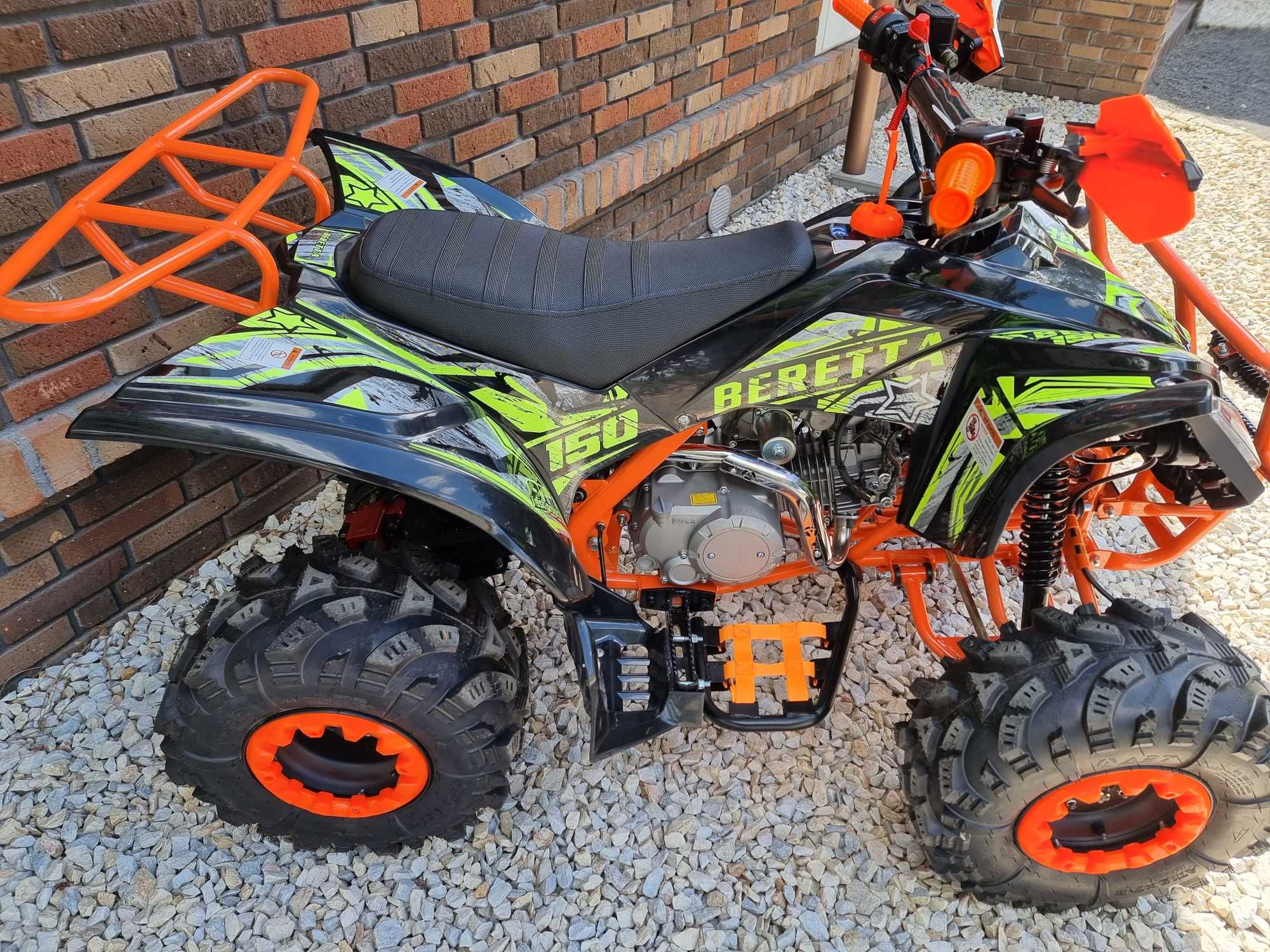 Nowość Quad Atv beretta 150cc Turbo 18KM Sport chłodnica XXL RATY KŁAD