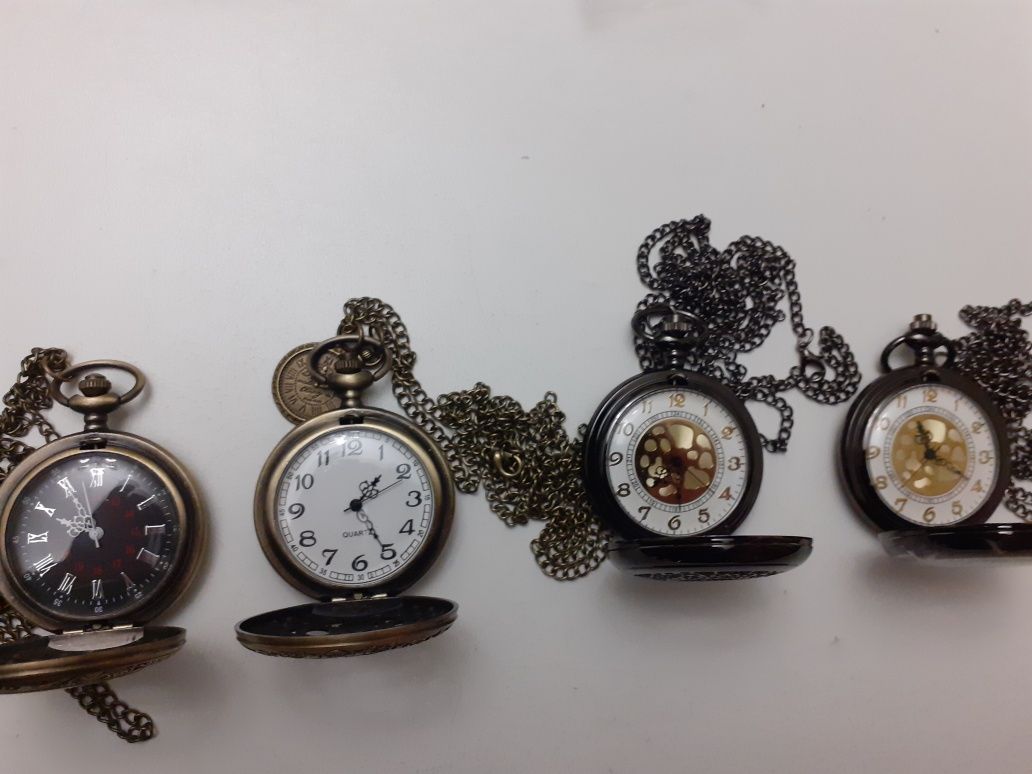 Карманные кварцевые часы на цепочке в античной стиле