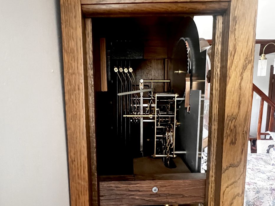 Zegar stojacy dębowy