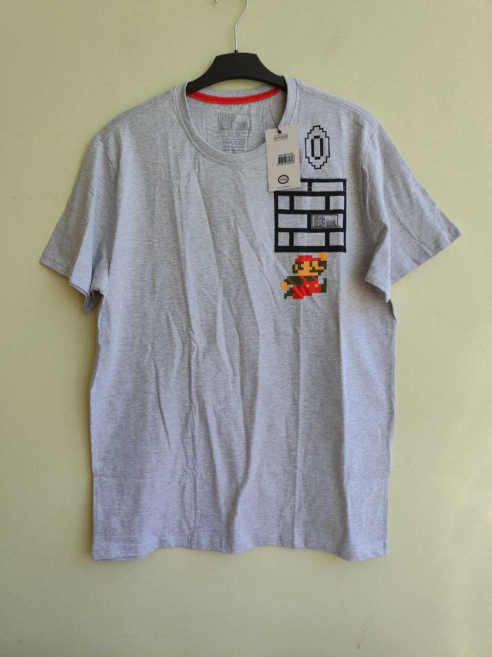 Чоловіча футболка мужская футболка Nintendo Super Mario Difuzed XXL
