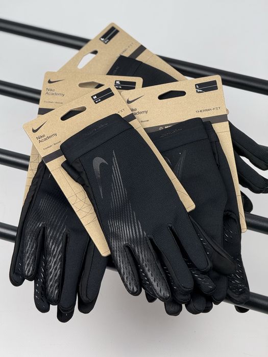 Рукавиці унісекс Nike Academy Therma-Fit Black HF0546-010 Оригінал