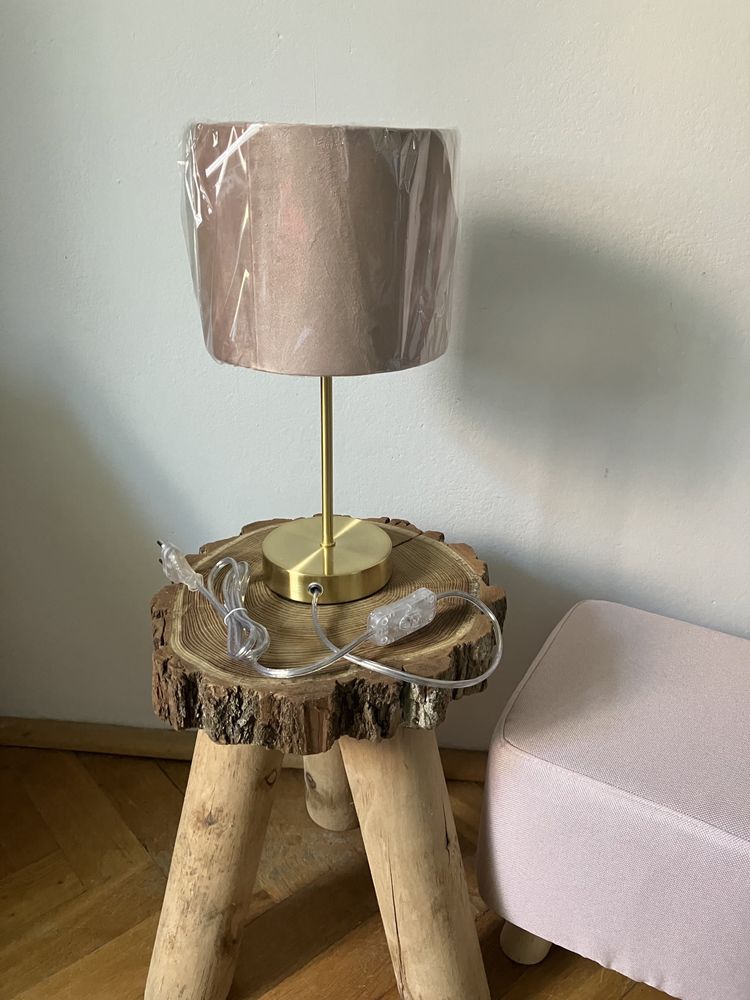 Lampa stołowa nocna wys.35 cm syl glam. Rezerwacja !