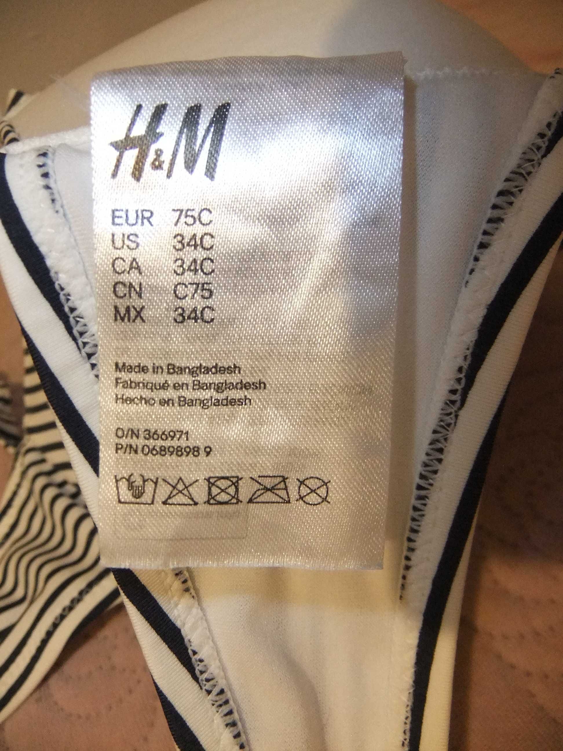 H&M kostium , strój kąpielowy , majtki i biustonosz , S , M