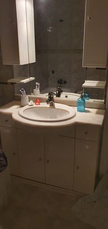 Movel WC com lavatório/espelho