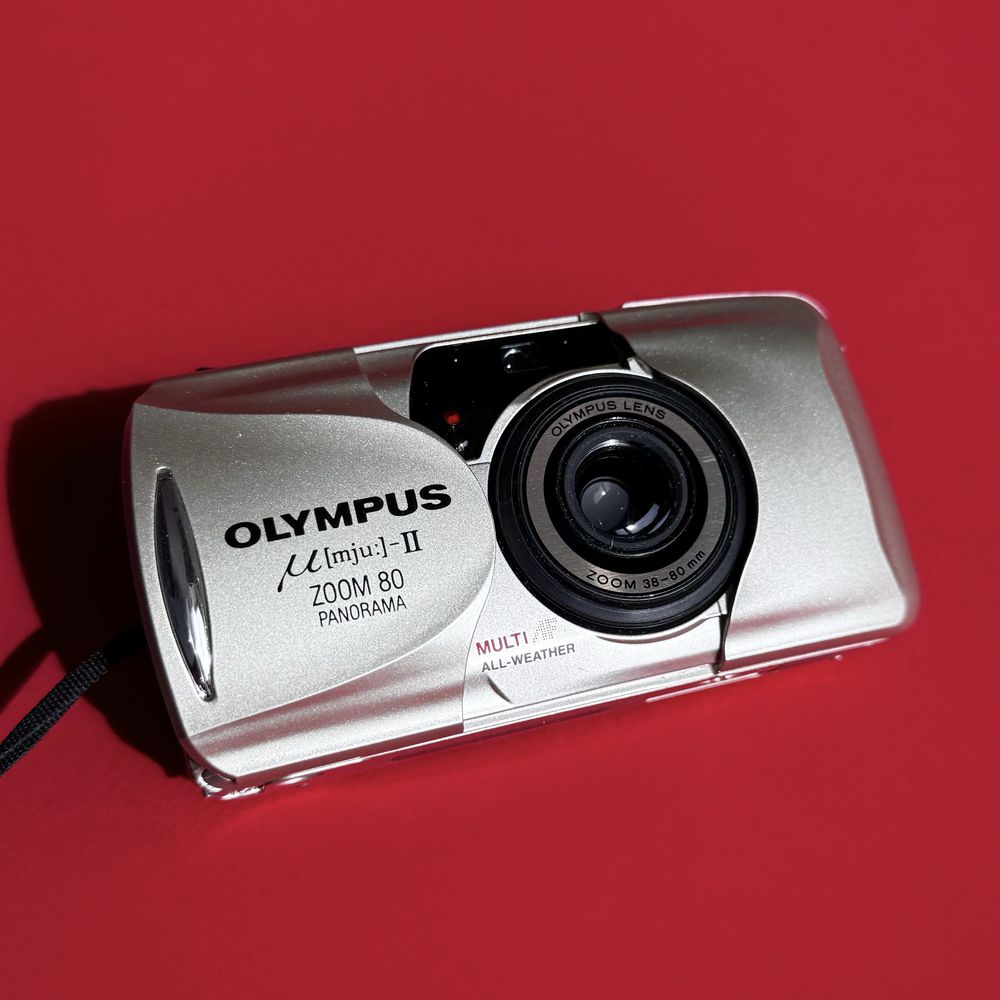 Olympus Mju II zoom 80 panorama, 35mm олімпус мью kodak плівкова