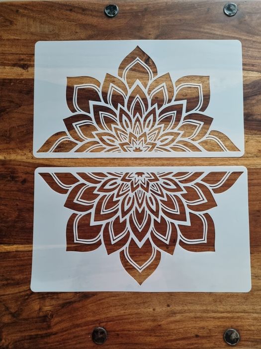 Szablon Mandala (wzór 40x70cm szablon 20x35cm ) malarski, DIY - Nowy