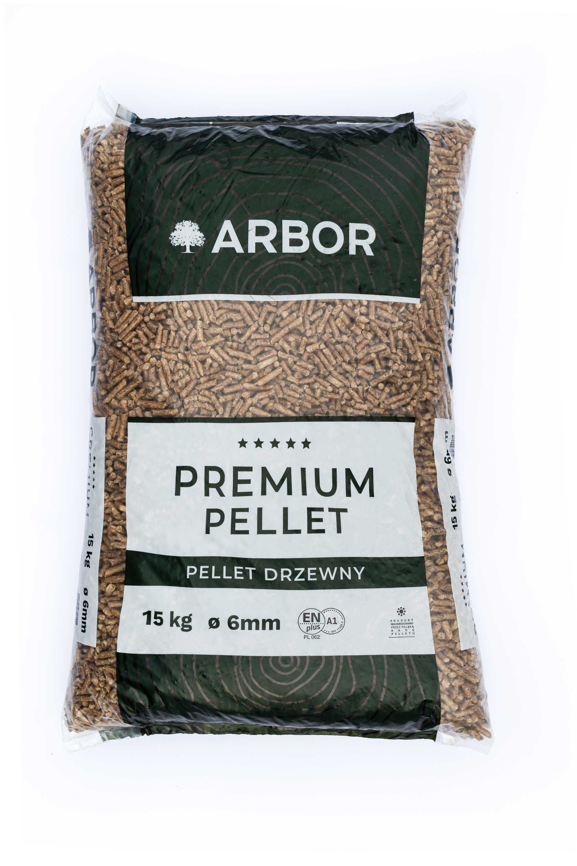 Pellet Arbor klasy A1 oraz Arbor Premium z certyfikatem ENplus A1