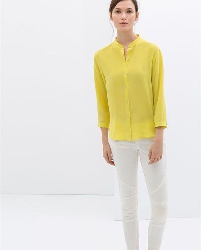 Шелковая блуза от Zara