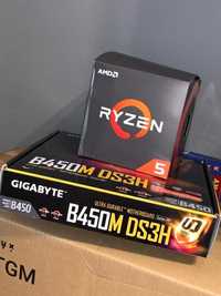 AMD Ryzen 5 1600 + Gigabyte B450M DS3H