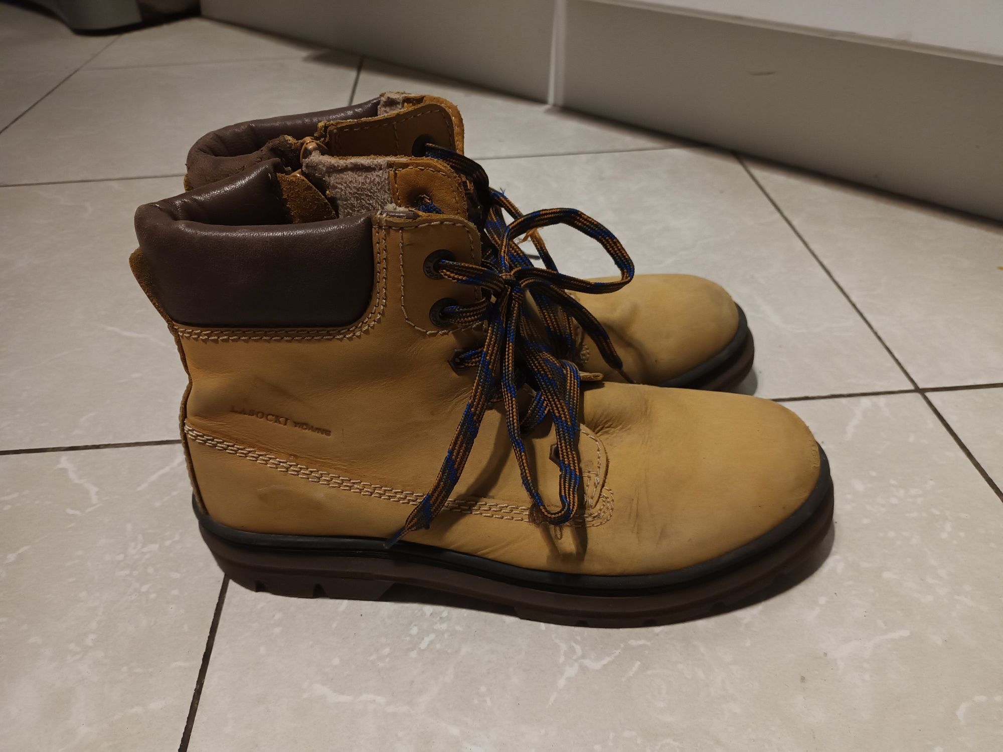 Buty zimowe dlachłopca trapery Lasocki