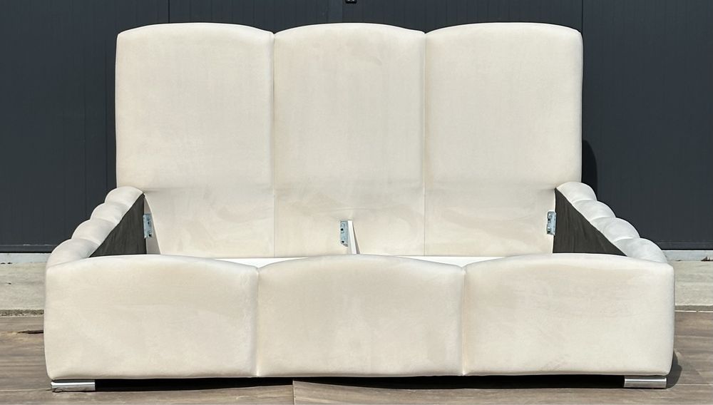 Łóżko sypialniane tapicerowane Lambi producent 120, 140, 160, 180, 200