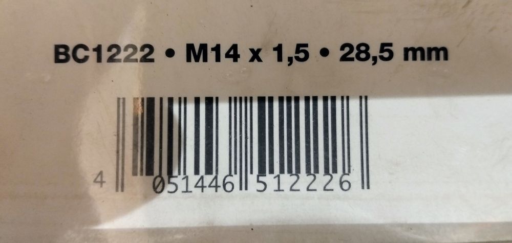 Śruby zabezpieczające do kół M14 x 1,5 o długości 28.5mm.